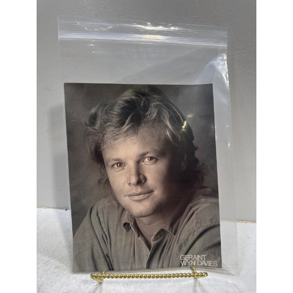 Signed Headshot of Geraint Wyn Davies