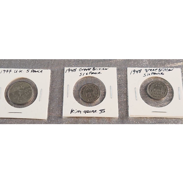 U.K and Great Britain Pence Coins