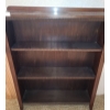 Image 1 : Wooden 3 Shelf Bookcase 34 1/2 w, 42 h, 9 1/2 d