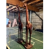 Image 2 : set of wooden handcrafted giraffes 36 inches tall