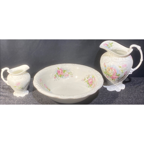 Johnson Bros Porcelain Water Basin Set