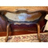 Image 4 : Art Nouveau Style Lovely Fabric & Wooden Bench -  26W, 17D
