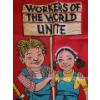 Image 2 : "Workers of the World Unite" Morning Star Design 18 X 28 Print on Irish Linen