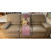Image 3 : Mint Lazyboy Leather Reclining 3 Seat Sofa 85x37x41