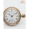 Image 3 : Gold-Filled Vintage G. R. Mutrie Wolseley Pocket Watch With A White Dial And Roman Numerals.