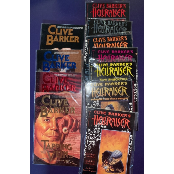 Clive Barker 'Tapping The Vein' & 'Hellraiser' Comic Collections 