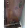 Image 5 : Antique Symphonion Disk Player in English Oak Cabinet 25 W, 15 D, 38 T, Extra Discs and Coins