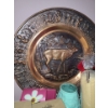 Image 2 : Assorted Decor: Metal Plate 17" Diameter, Willow Tree Ornaments, Candle and More!