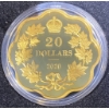 Image 4 : 2020 Masters Club Iconic Maple Leaves $20 Scallop Pure Silver Gold-Plated Coin