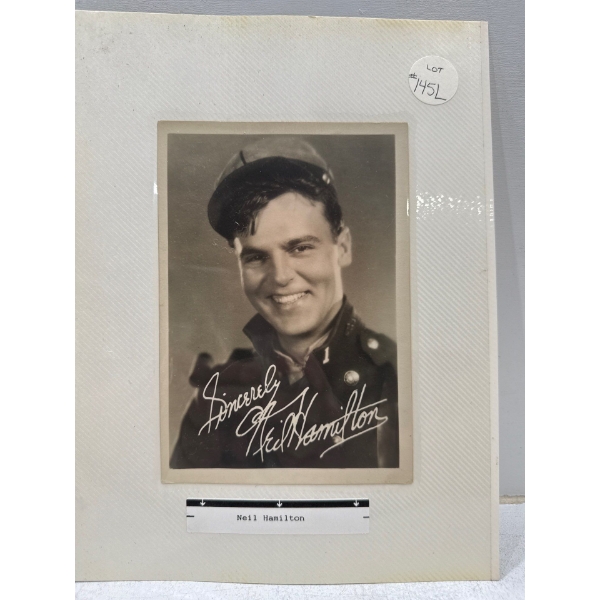 Neil Hamilton Autograph