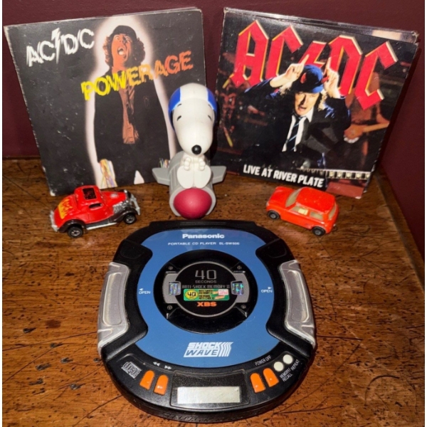 Panasonic Shockwave Portable CD Player w/ AC/DC Listening Enjoyment & more