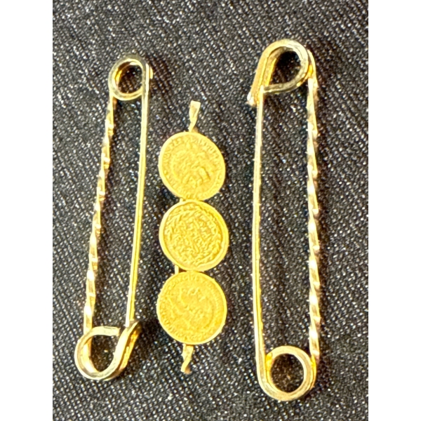 Silver Gilt Brooch & Kilt Pins