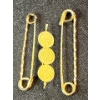Image 1 : Silver Gilt Brooch & Kilt Pins