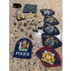 Image 1 : Collection Of Vintage RCMP & Calgary Police Uniform Patches Pins & Badges 