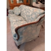 Image 6 : Louis XV Style Antique Chesterfeild & Arm Chair - Well Loved 69x29x32