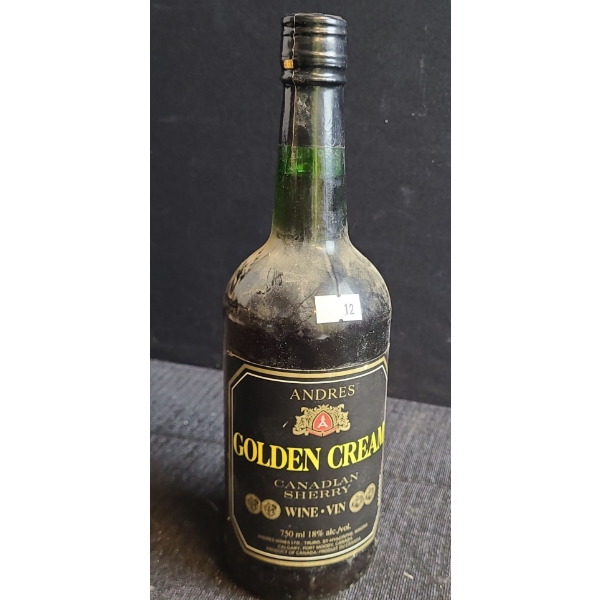 Andres Golden Cream Canadian Sherry.