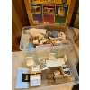 Image 3 :  large collection of dollhouse furniture and a Lakeview garden room dollhouse made by the dollhouse 