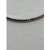 Image 2 : 10k White Gold .85g Children’s Necklace 14”