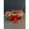 Image 2 : Holiday Decor Items With Metal Basket And Welcome Plaque