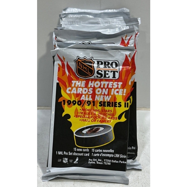 14 Packs of Unopened Hockey Cards (1990-91)