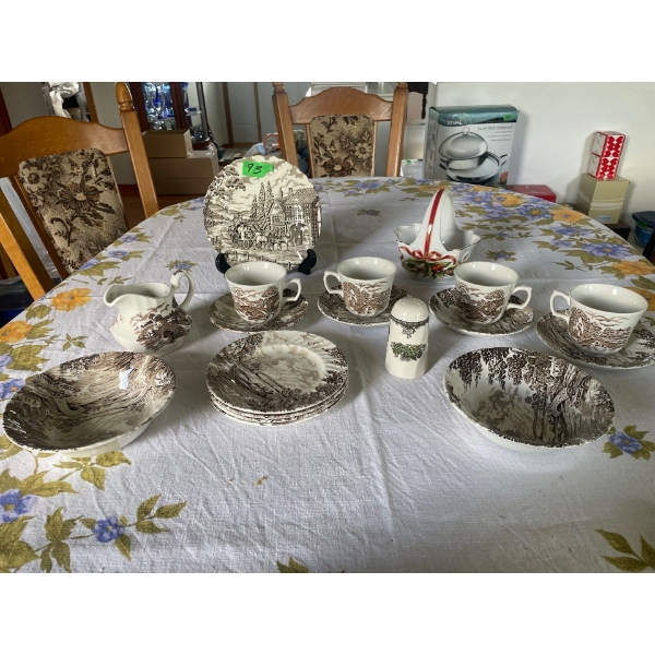 Ridgway StafordshireTea Set, Bowls, Dessert Plates and more.