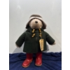 Image 1 : Vintage Paddington Bear; Green Duffel Coat, Red Dunlop Boots and Grey Hat