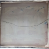 Image 6 : Abstract of Figures Walking w/Supplies, Artist Illegible,  28 x 25  Paint Print on Canvas
