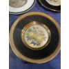 Image 11 : Art of Chokin Collectors Vase and Plates, 24K Gold Rim