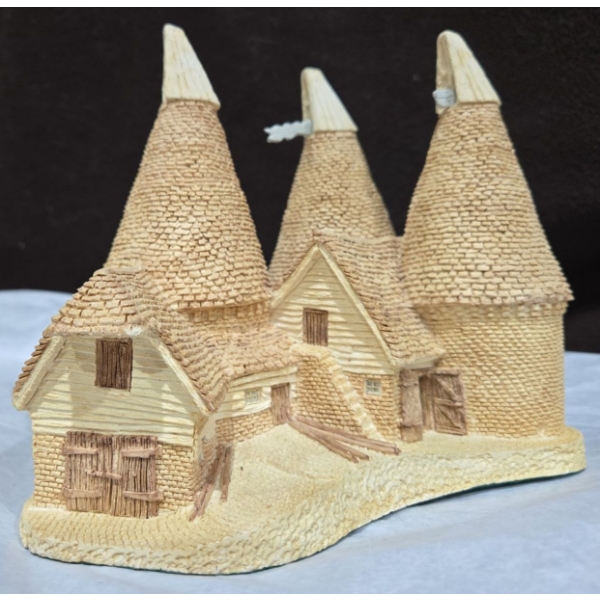 Hand Carved 'Triple Oast' By David Winter