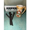 Image 5 : Decorative Wood Drawer Chest, Essential Oils, Jug, and Wire Baskets Set