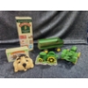 Image 1 : John Deere Collectibles, Vintage Tractor, Flare Box Wagon, Tins And Ceramics And More.