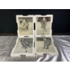 Image 1 : Four Signed Vintage Ice Hockey Photographs in Display Frames