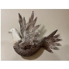 Image 2 : 2 decorative tin doves with soap and tooth brush holder from Eileen Purdey Pottery , epp, 