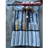 Image 1 :  Nine Baseball Bats in teammate carrying case w/  Soft Balls for Play