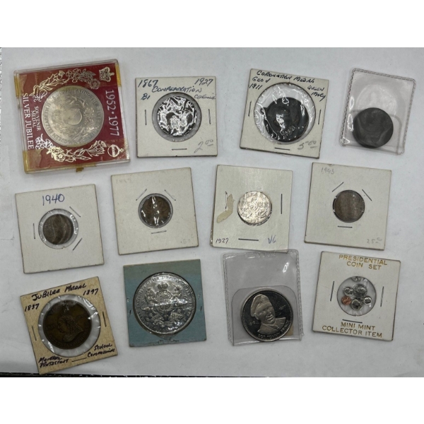 Collection of Various Coins, Contains Queen Victoria and Elizabeths II Jubilee Metals