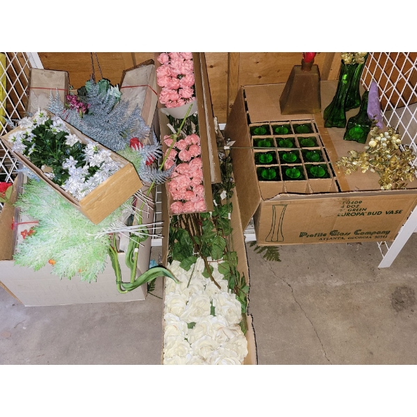 DIY Wedding Centerpieces - New Emrald Vases Florals Foliage & More