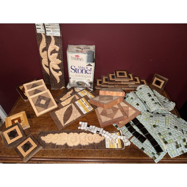 Woodworker's Essentials - Mosiac Wood Tiles Decorative Borders Corners & More