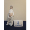 Image 1 : LLADRO Porcelain Nao Boy w/ Chamber Pot 4W, 3D, 9.5T & LLADRO Porcelain Plaque 4W, 1D, 3T 