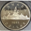 Image 3 : 1985 Canadian Specimen Set With 50% Silver Dollar 23.33 Grams