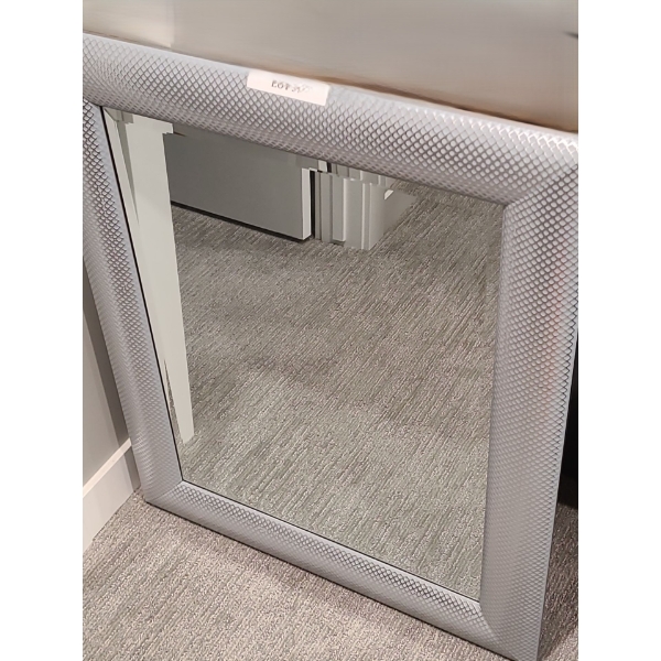 Silver Finish Mirror 29 w, 36 h
