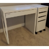 Image 2 : 3 Piece Modern Corner Desk - Ikea 'MICKE'