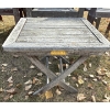 Image 2 : Four Wooden Fire Pit Chairs w/ Small Wood Table