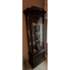 Image 2 : Dark Wood Curio Cabinet-Contents Not Included 22x11x71 Inches
