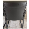 Image 4 : Pair Of PU Leather Arm Chairs - Slight Damage See Photo