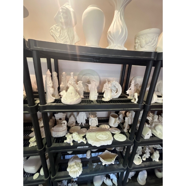 all ceramic items and rack included