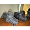 Image 5 : A Wolf Original Indigenous Art Sculptures, Hand Made in Canada - 4Pcs, 8L 