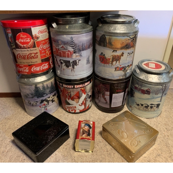 Tin Collection #4 (large tins) 