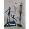 Image 2 : Set of 3 Metal Human Design Sculptures.  Tallest 16 h