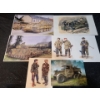 Image 1 : Assorted War Prints, Artist: Volstad, 17 x 11 Unframed and Photo of Army Truck 8.5 x 11 Unframed 