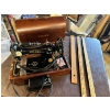 Image 3 : 1950 Singer Sewing machine #JC8171358 with Case. Excellent Condition plus yard measuring sticks